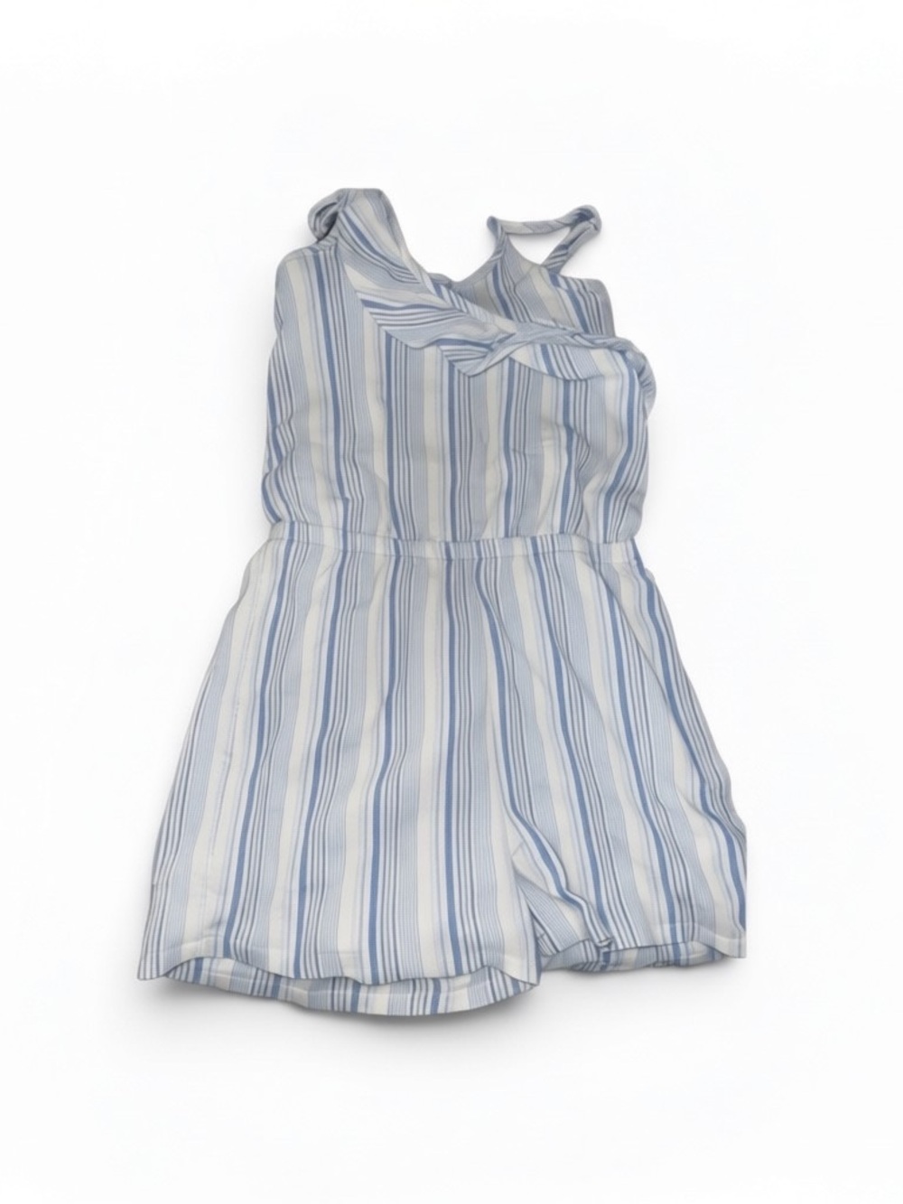 Vineyard Vines Striped Romper Blue & White girls sz 14